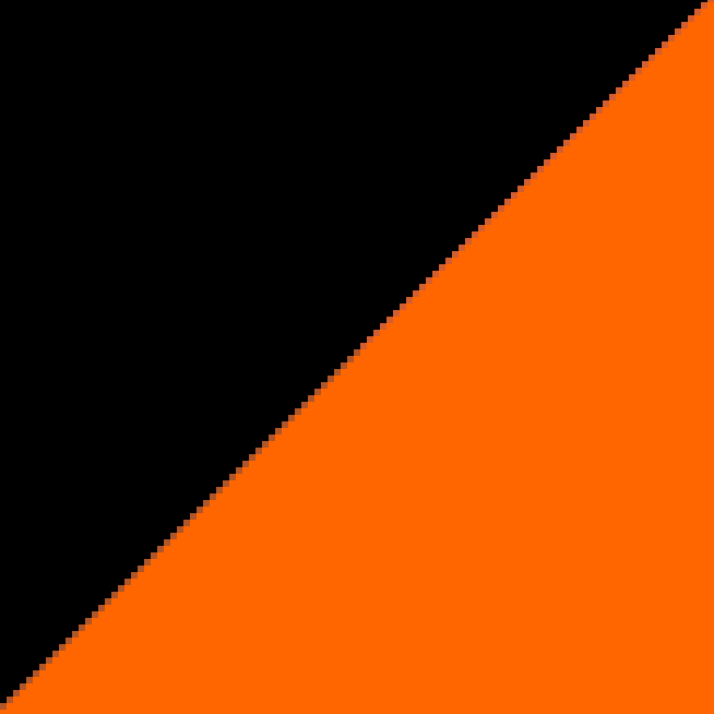 Black With Orange