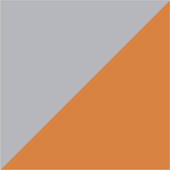Grey with Orange